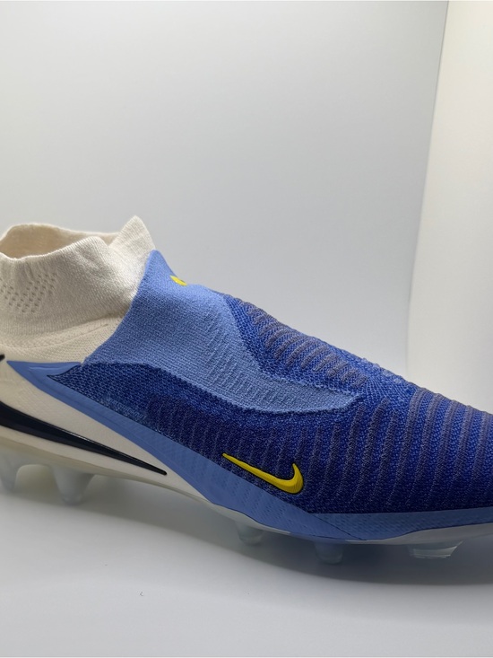 Nike Phantom 6 Elite FG Soccer Cleats - Blue, Cream, White, Black